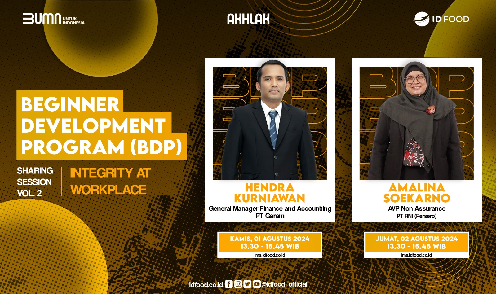 BDP 2024 Vol. 2 Batch 2 - Integrity at Workplace