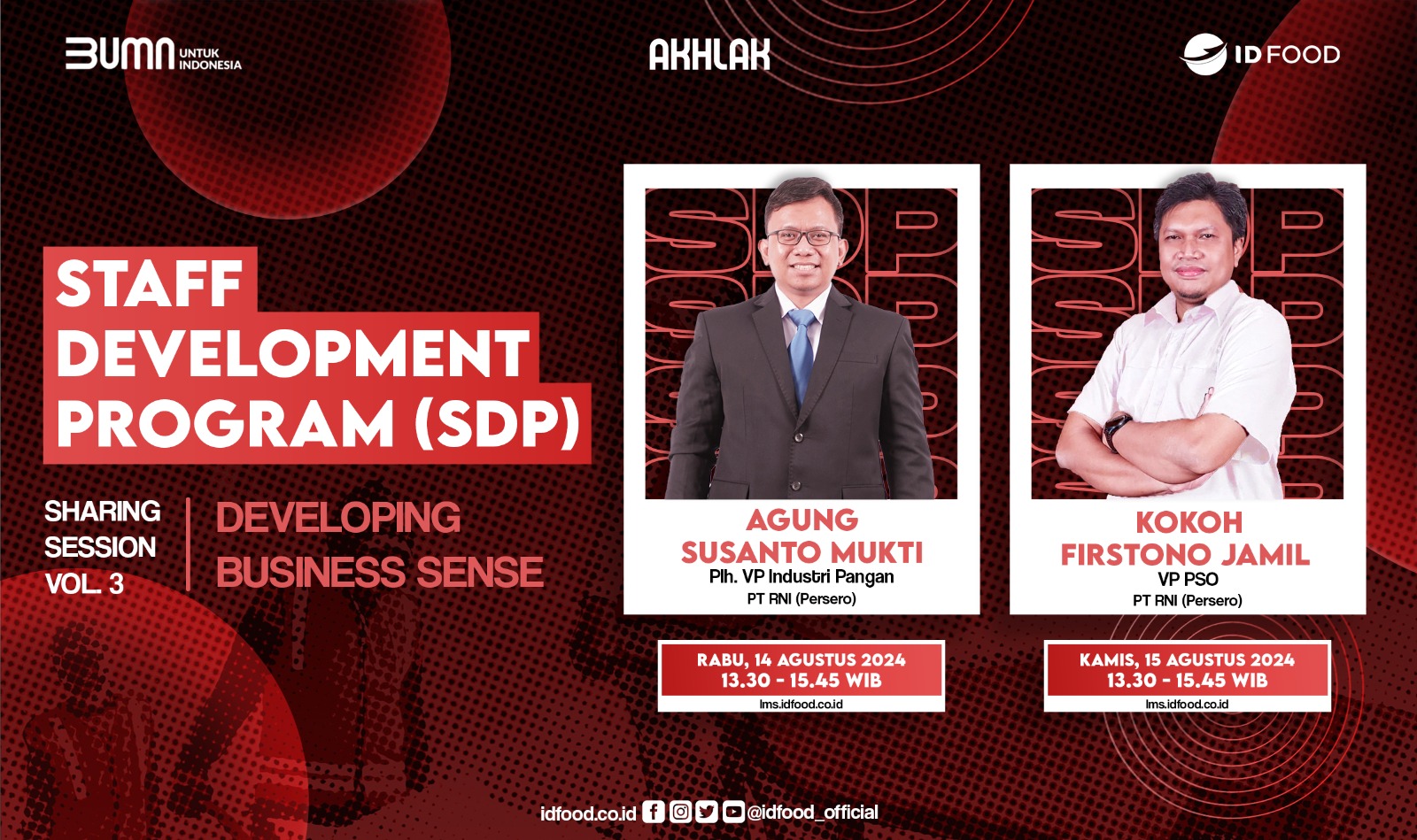  Staff Development Program (SDP) Vol. 3 Batch 1